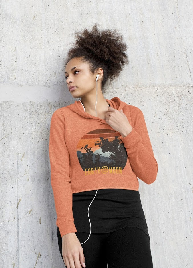 Palm21 Crop Hoodie