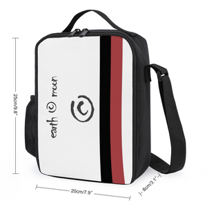 Logo Custom Bags Insulated Lunch Bag 7.8" x 3.1" x 9.8"