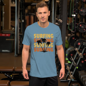 Surfing Short-Sleeve Unisex T-Shirt
