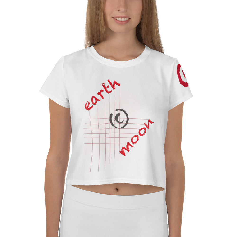 All-Over Print Crop Tee