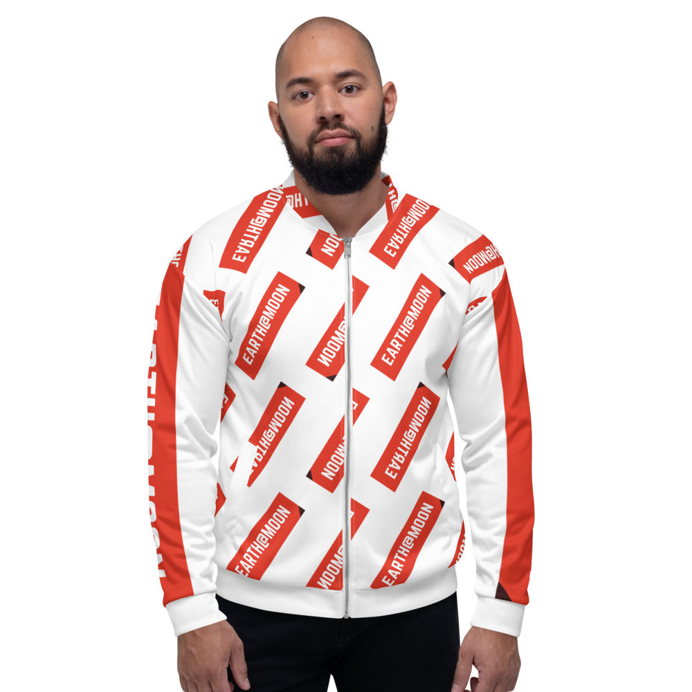 Logo pattern Bomber Jacket