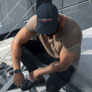 @hat Distressed Dad Hat