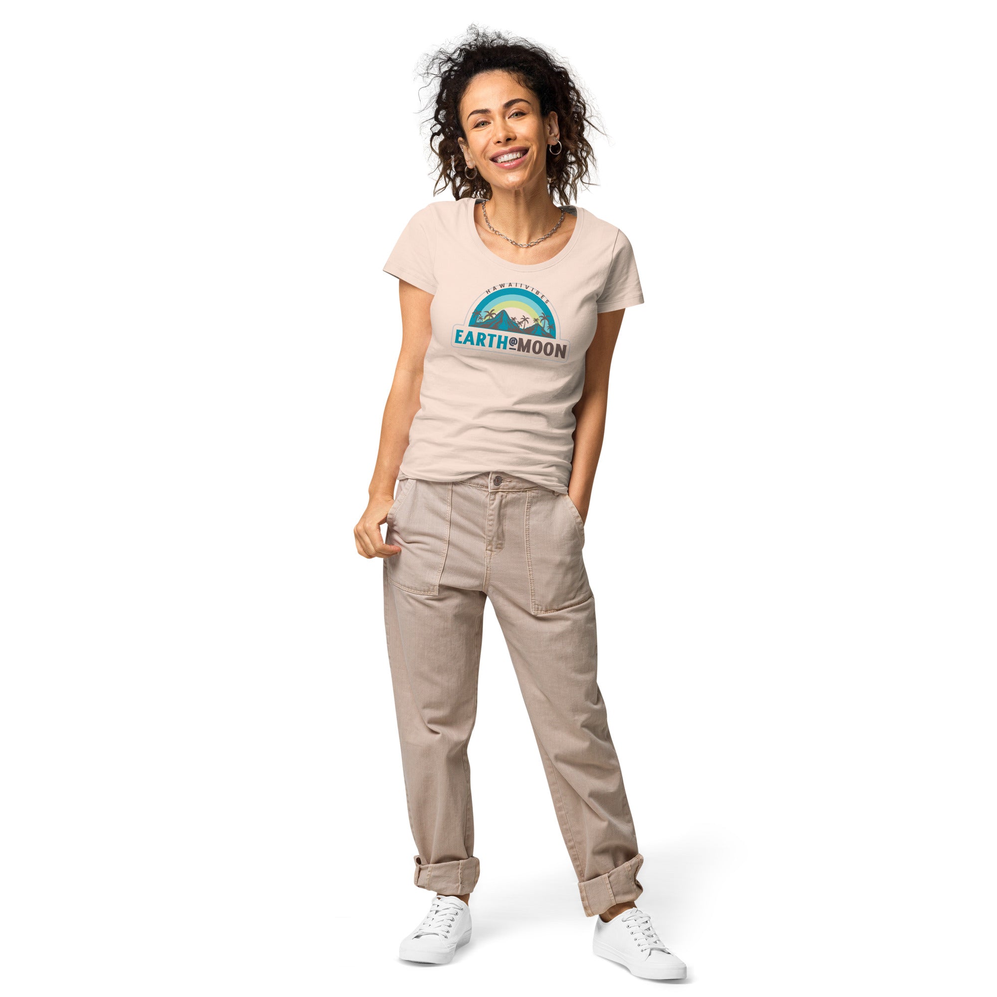 Hawaiian Vibes22 Women’s basic organic t-shirt