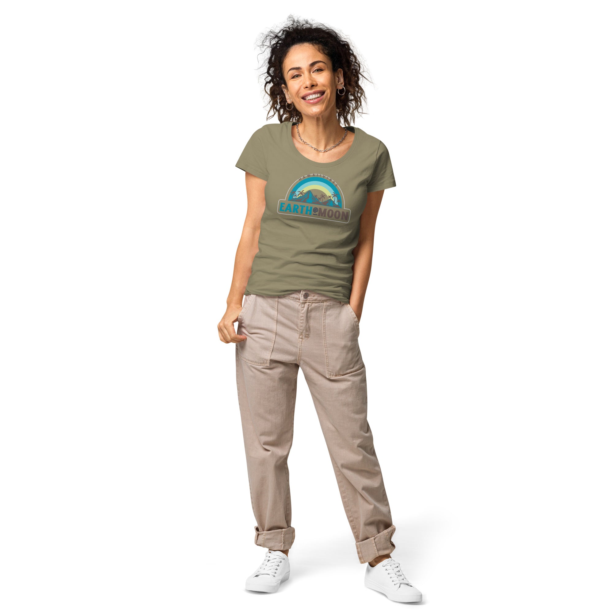 Hawaiian Vibes22 Women’s basic organic t-shirt