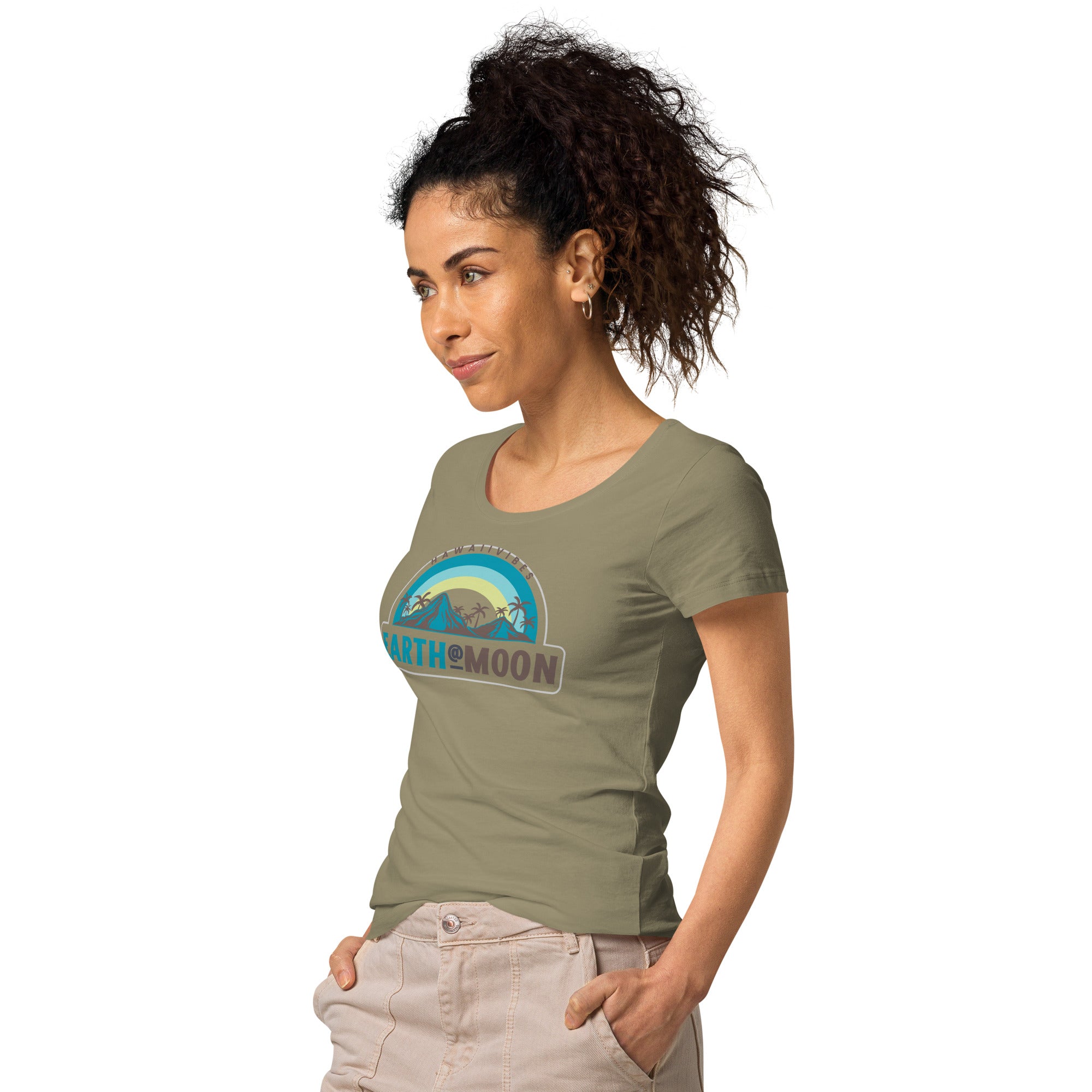 Hawaiian Vibes22 Women’s basic organic t-shirt
