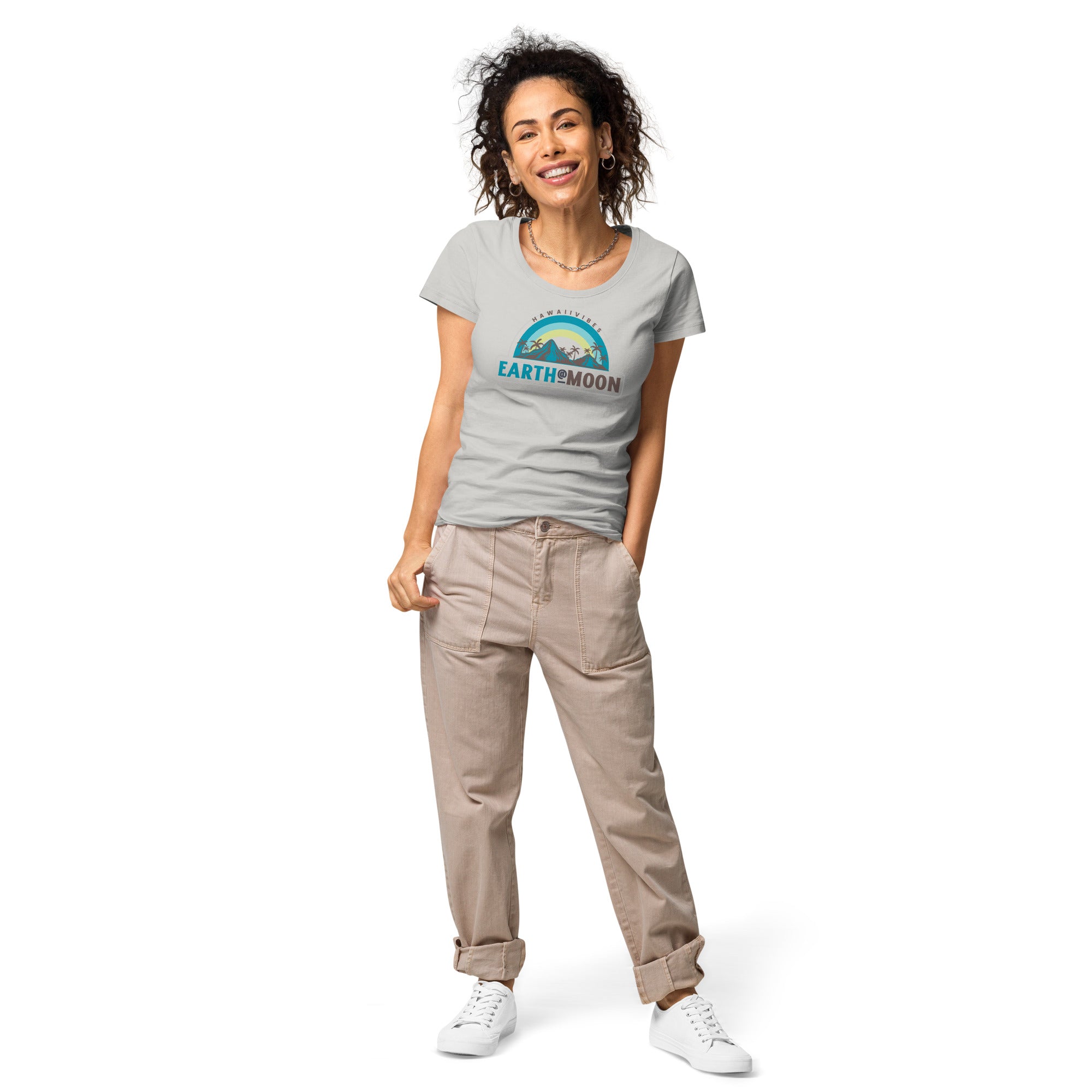 Hawaiian Vibes22 Women’s basic organic t-shirt