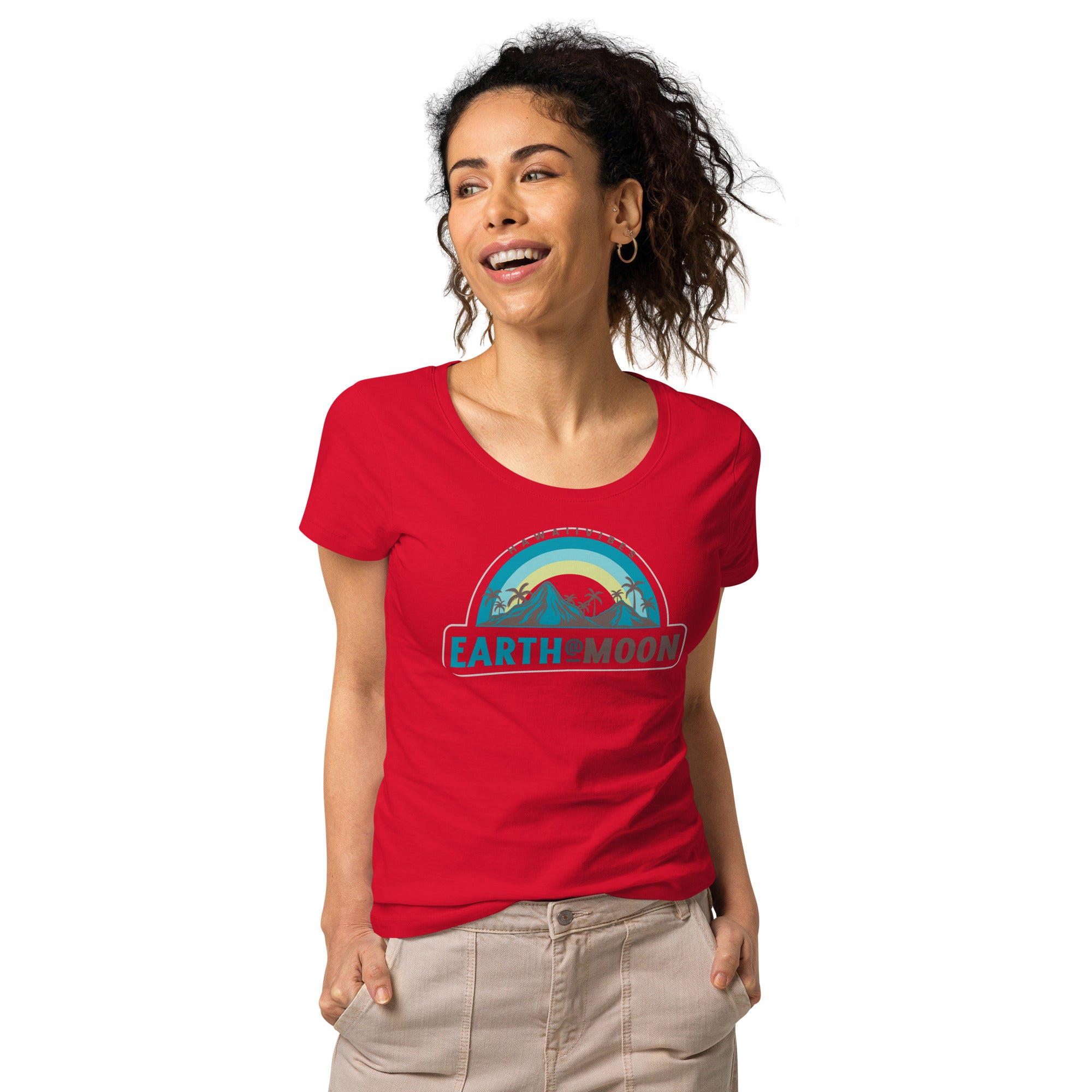 Hawaiian Vibes22 Women’s basic organic t-shirt