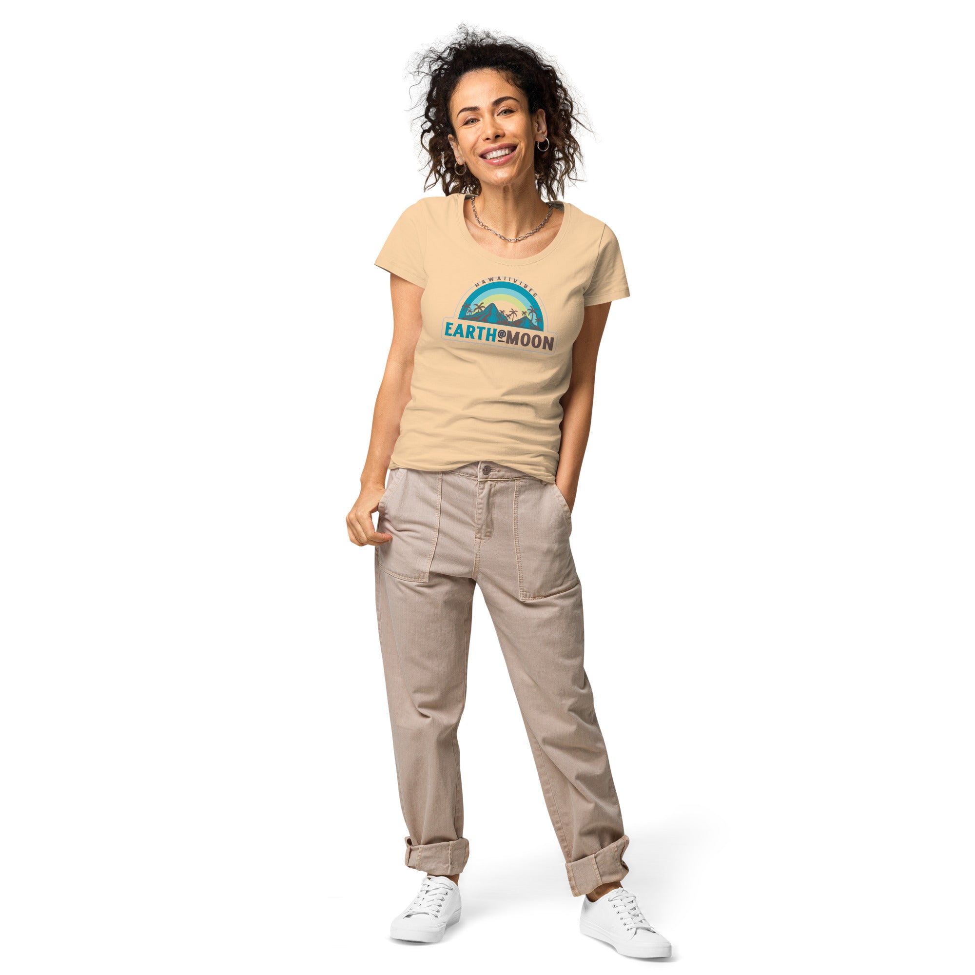 Hawaiian Vibes22 Women’s basic organic t-shirt