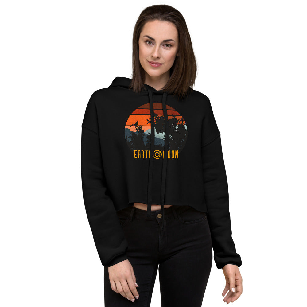 Palm21 Crop Hoodie