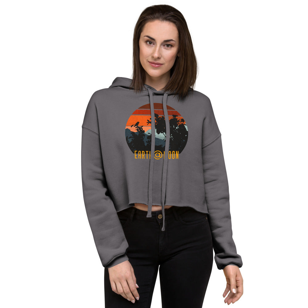 Palm21 Crop Hoodie