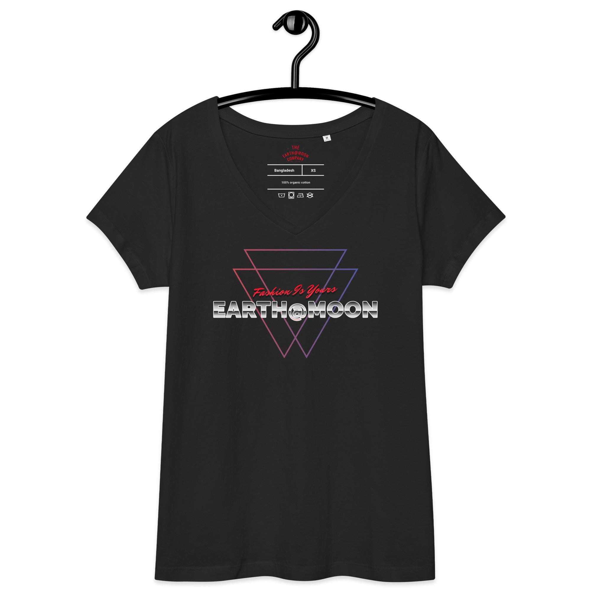 2xTriangle Women’s fitted v-neck t-shirt