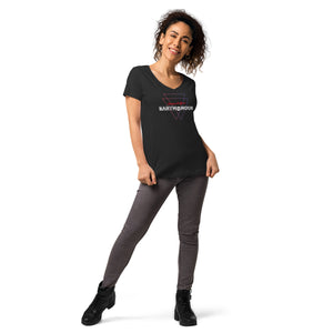 2xTriangle Women’s fitted v-neck t-shirt