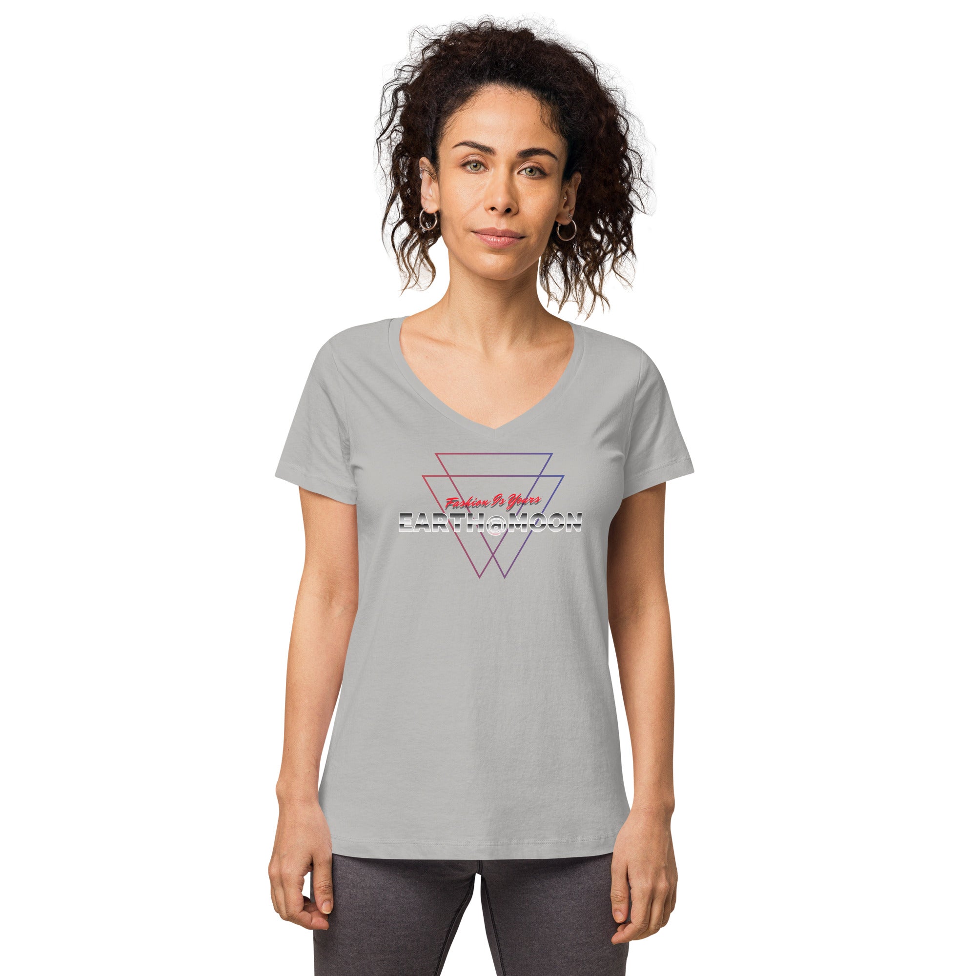 2xTriangle Women’s fitted v-neck t-shirt