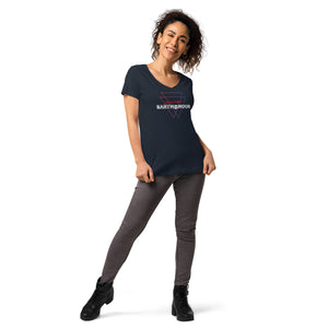2xTriangle Women’s fitted v-neck t-shirt