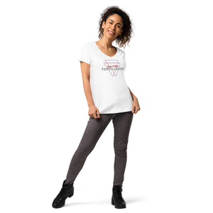 2xTriangle Women’s fitted v-neck t-shirt