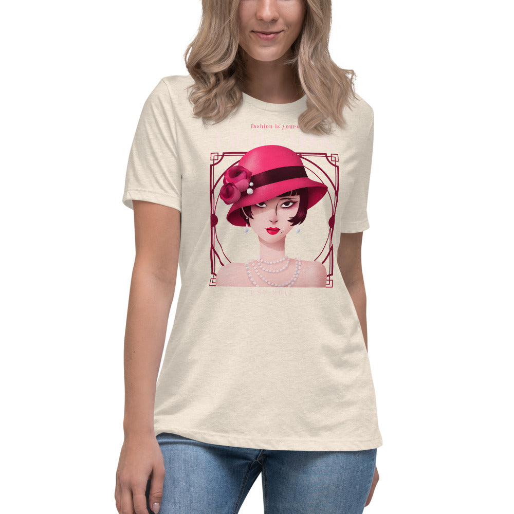 VTG Glam Women's Relaxed T-Shirt